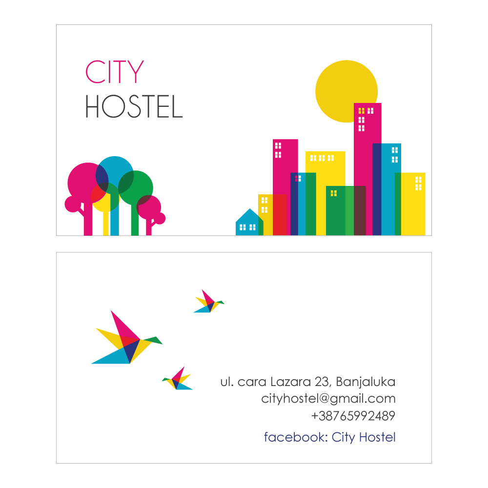 Hostel Business Card